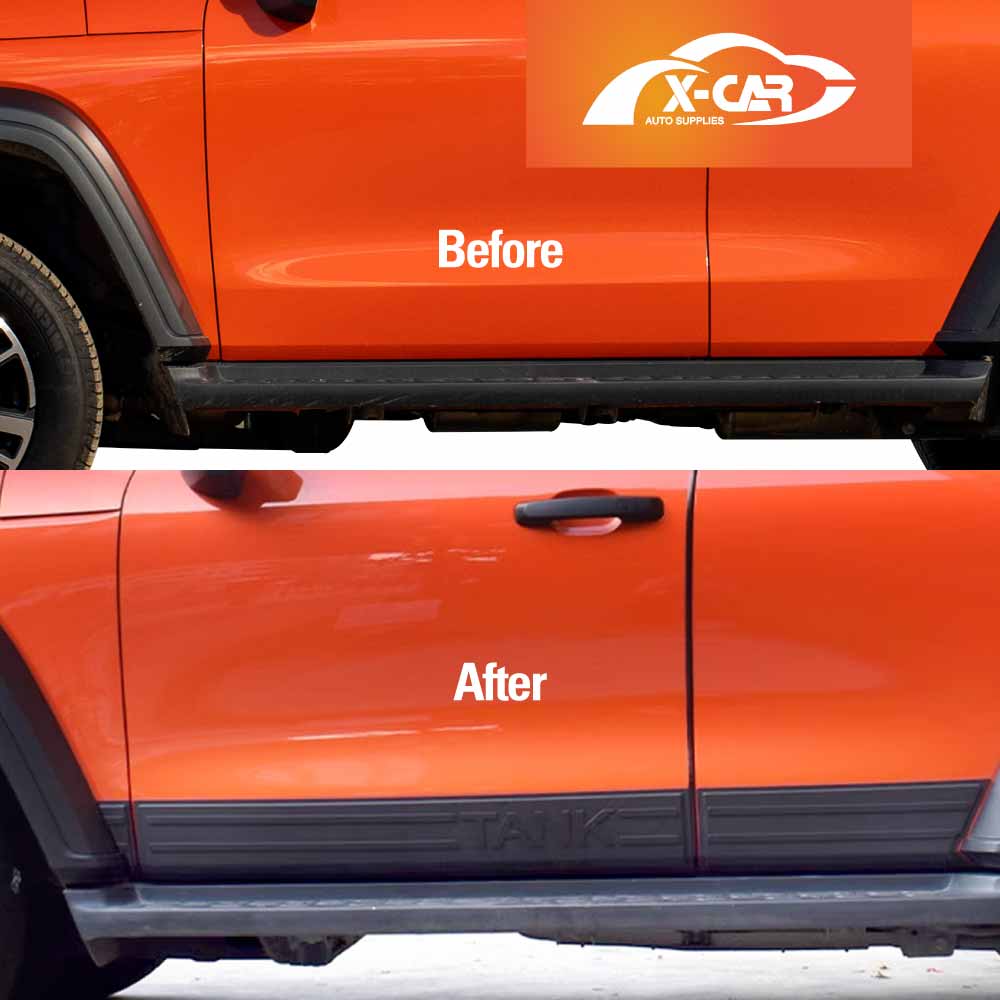 Side Door Body Skirt Cladding Trims for GWM Tank 300 Tank300 2023-Onwards ABS Moulding Protector Panel Exterior 4WD Accessories