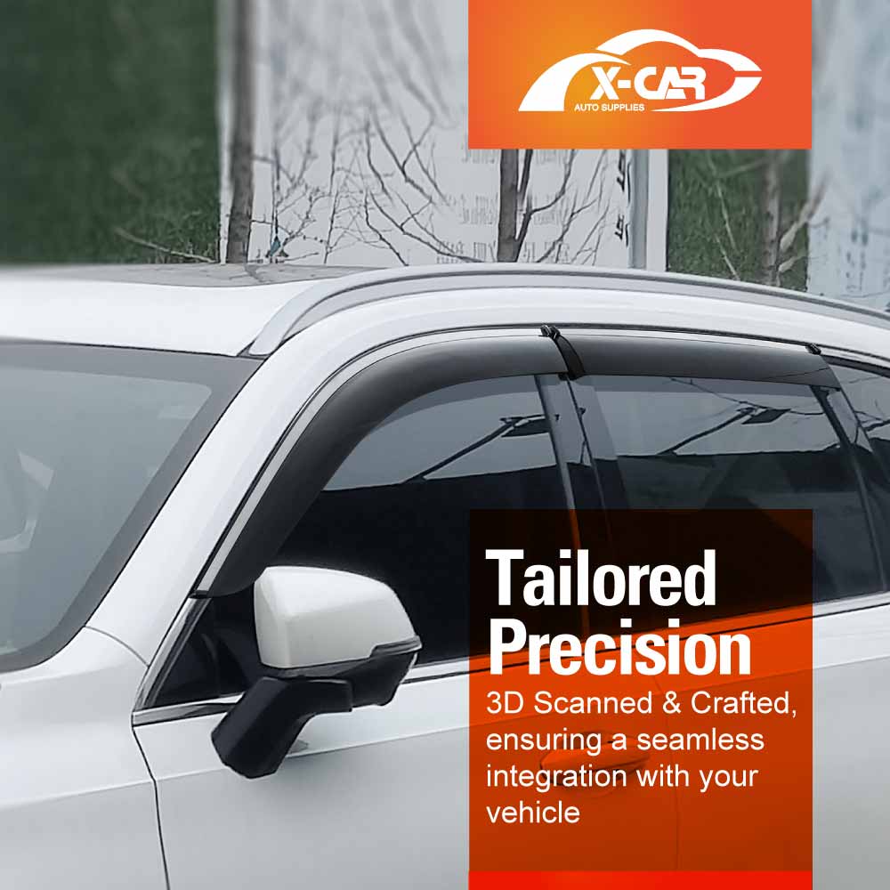 Weathershields for GWM Haval H6 2021-Onwards Car Weather Shields Wind Deflectors Window Sun Visor 4-Piece Set