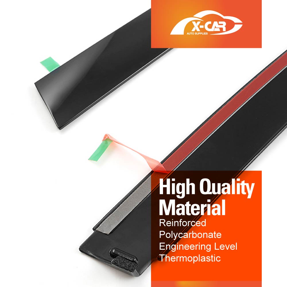 Weathershields for Tesla Model 3 Highland 2023-2025 Car Weather Shields Wind Deflectors Window Sun Visor