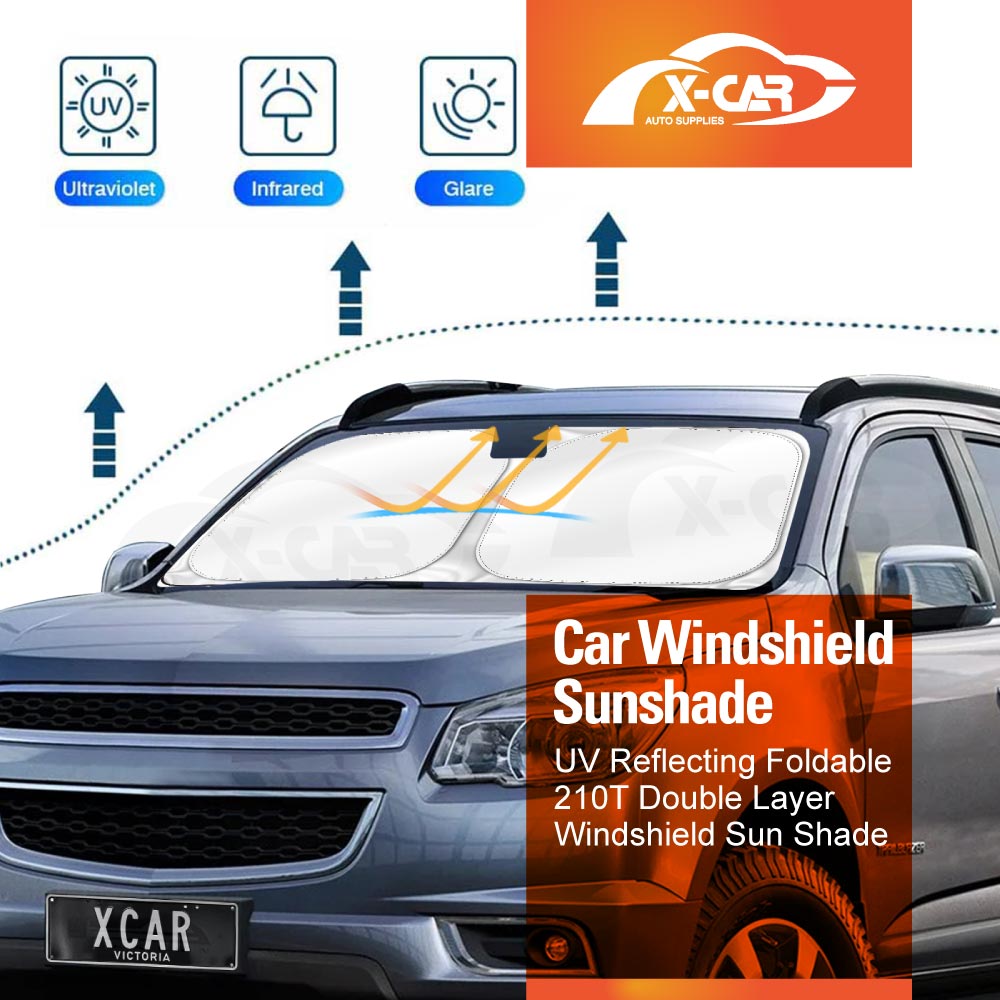 WindScreen Sun Shade for Holden Colorado 7 2012-2016 Blocks UV Rays Foldable Custom Wind Screen Sun Visor Protector