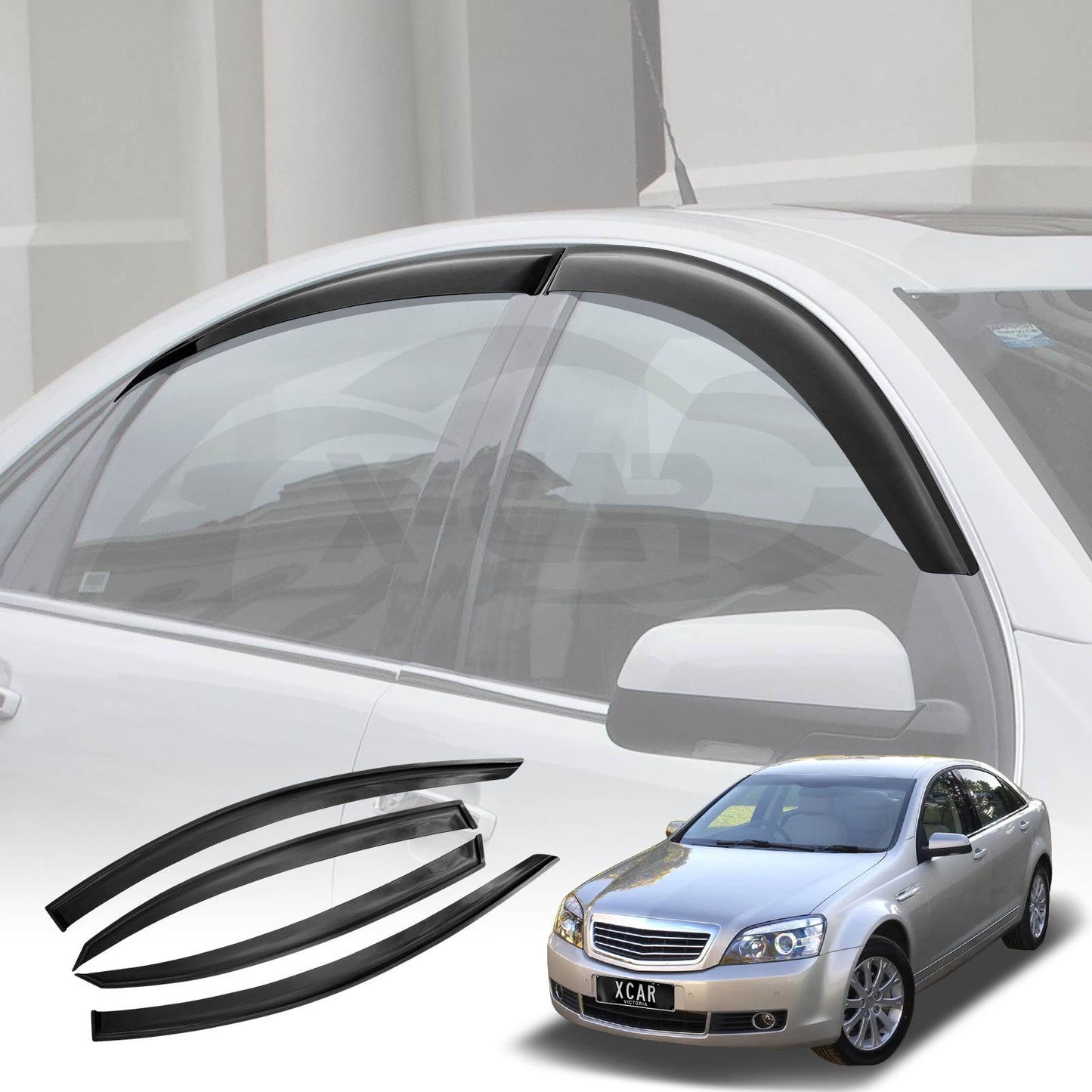 Weathershields for Holden Statesman WM Series 2006-2019 Car Weather Shields Wind Deflectors Window Sun Visor
