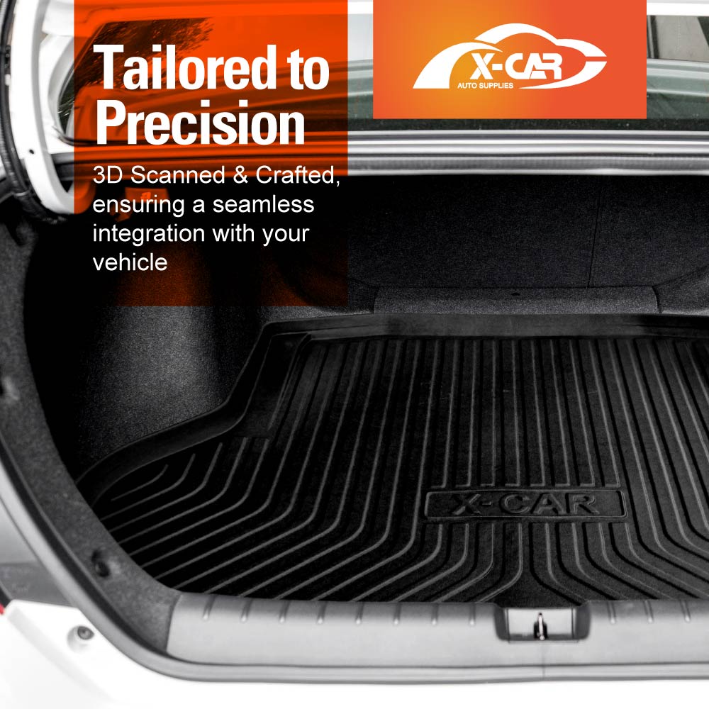 3D Floor Mats Boot Liner for Honda Civic Sedan 10th 2016-2021 All Weather Heavy Duty Cargo Car Trunk Luggage Tray