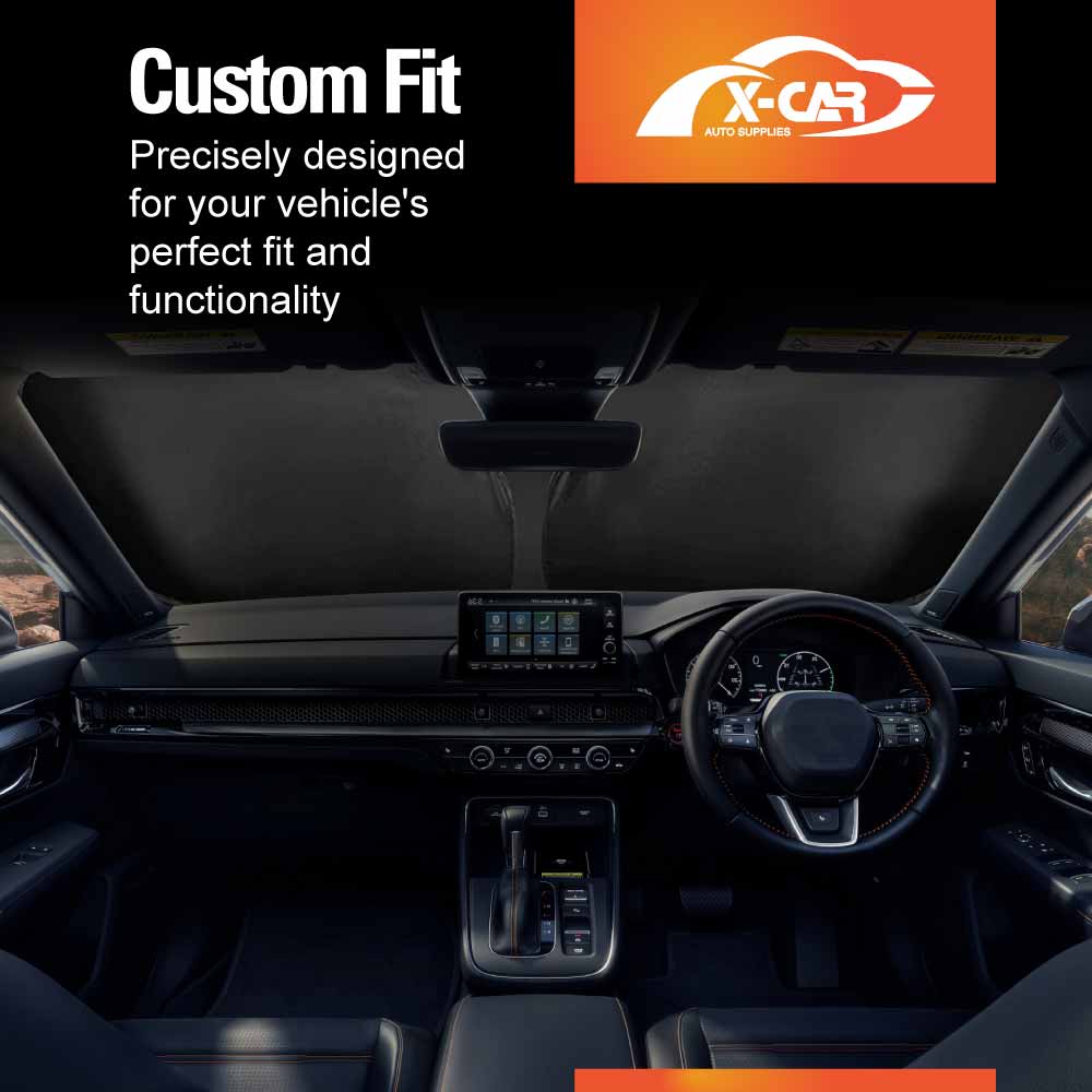 WindScreen Sun Shade for Honda CR-V CRV 2023-2025 Blocks UV Rays Foldable Custom Wind Screen Sun Visor Protector