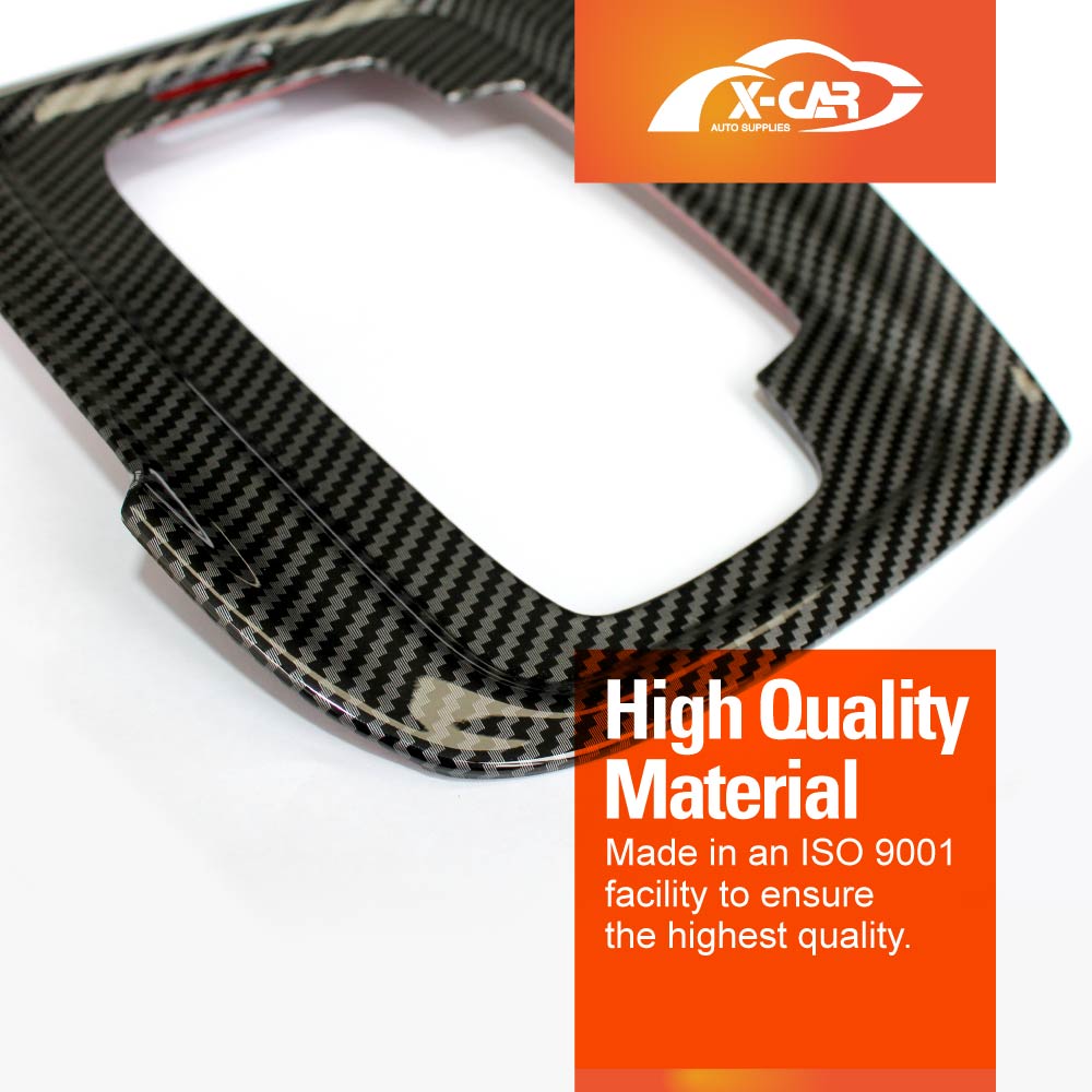 Window Control Gear Shift Panel Trim for Honda HR-V HRV 2022-Onwards Carbon Fiber Style Decor & Center Console Cover Protector Accessories