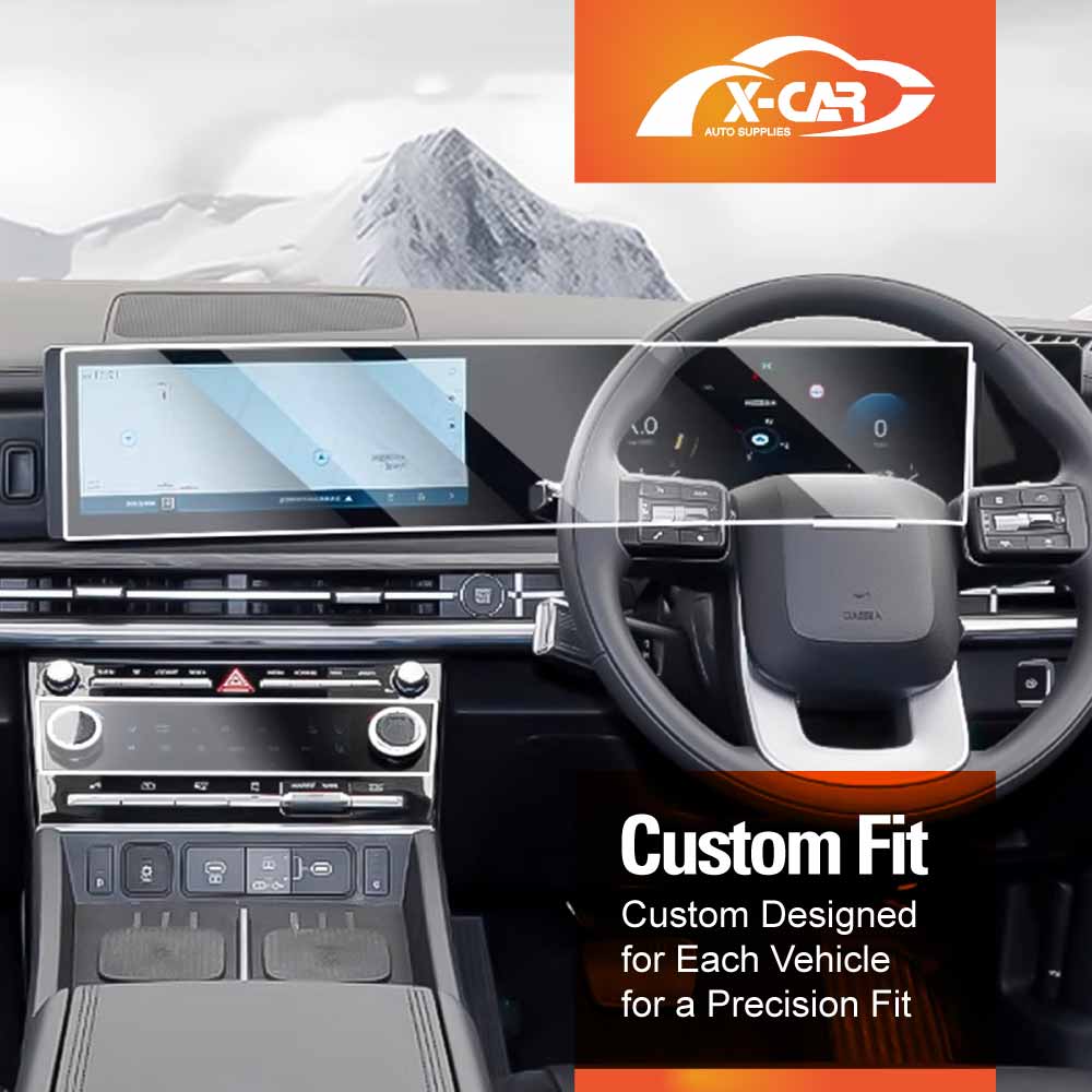 Screen Protector for Hyundai SantaFe Santa Fe 6/7 Seater 2024-2025 Navigation and Dashboard Touchscreen Anti-Scratch Cover