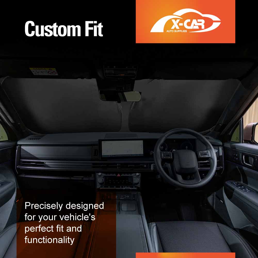 WindScreen Sun Shade for Hyundai SantaFe Santa Fe 6/7 Seater 2024-Onwards Blocks UV Rays Foldable Custom Wind Screen Sun Visor Protector