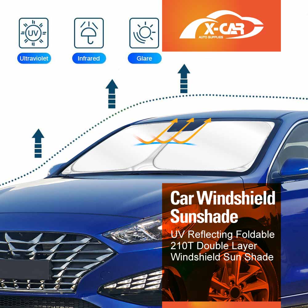 WindScreen Sun Shade for Hyundai i30 Hatchback 2018-2025 Blocks UV Rays Foldable Custom Wind Screen Sun Visor Protector