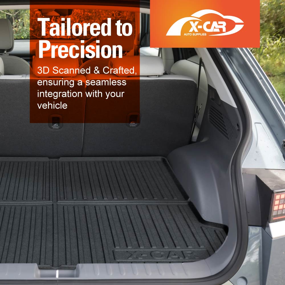 3D Floor Mats Boot Liner for Hyundai IONIQ 5 IONIQ5 2021-2025 All Weather Heavy Duty Cargo Car Trunk Luggage Tray