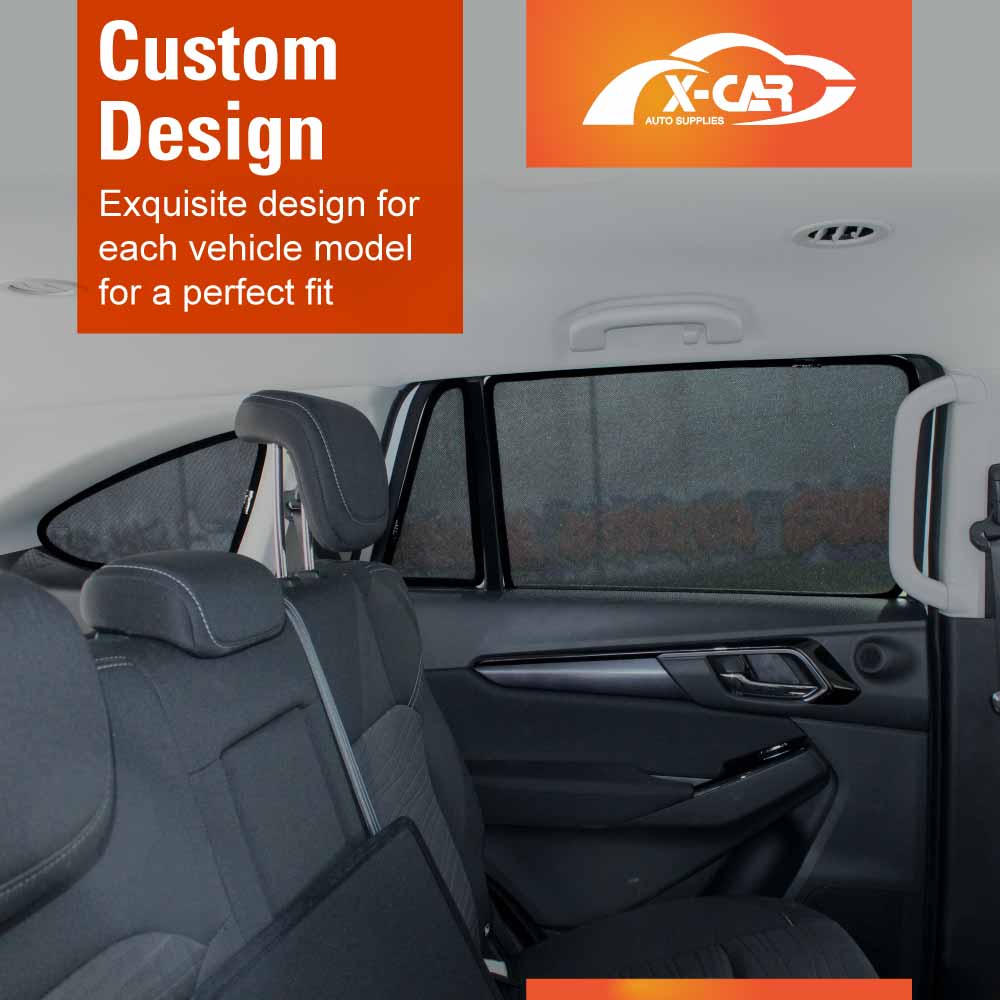 Window Sun Shades for Isuzu MU-X MUX 2022-2025 Car Custom Rear Windscreen Shade Sun Blind Mesh