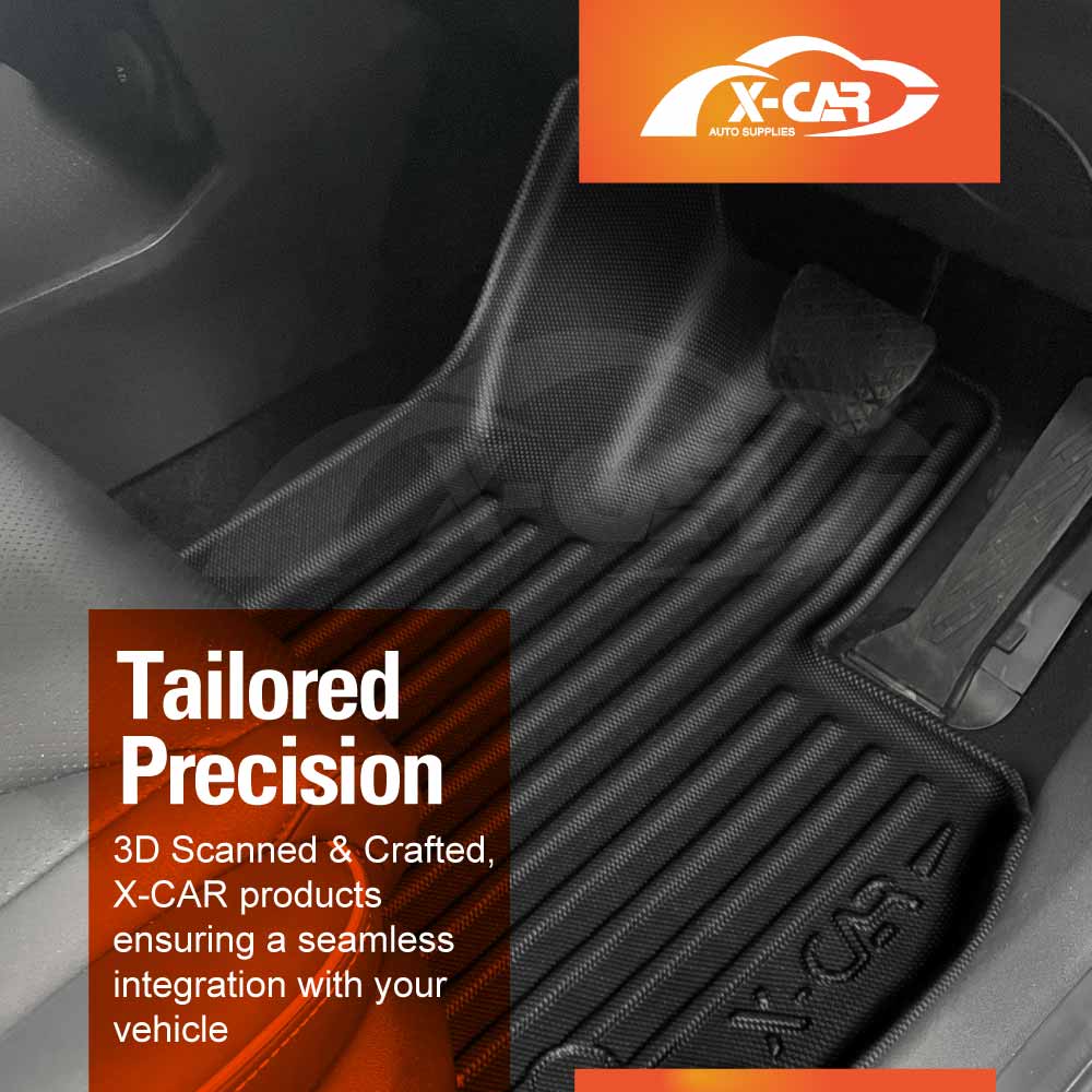 3D Floor Mats Boot Liner Set for Omoda Omoda 9 2025-Onwards All Weather Heavy Duty Cargo Car Trunk Luggage Tray