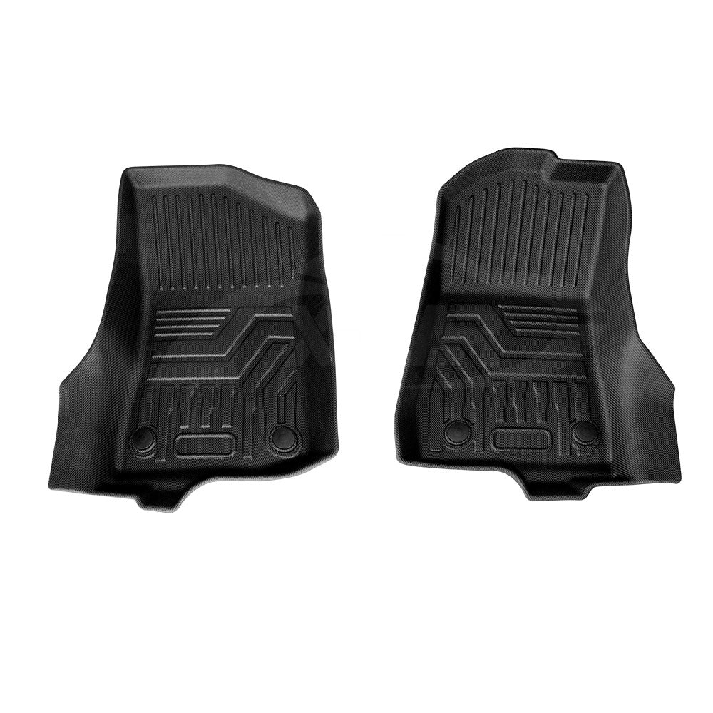3D Floor Mats for Jeep Wrangler JL Series 2-Door 2018-Onwards All Weather Heavy Duty Cargo Car Trunk Luggage Tray
