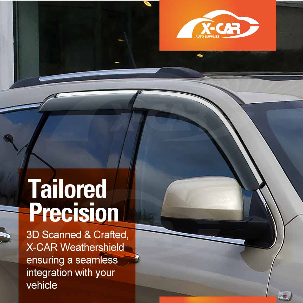 Weathershields for Jeep Grand Cherokee 2011-2021 Car Weather Shields Wind Deflectors Window Sun Visor