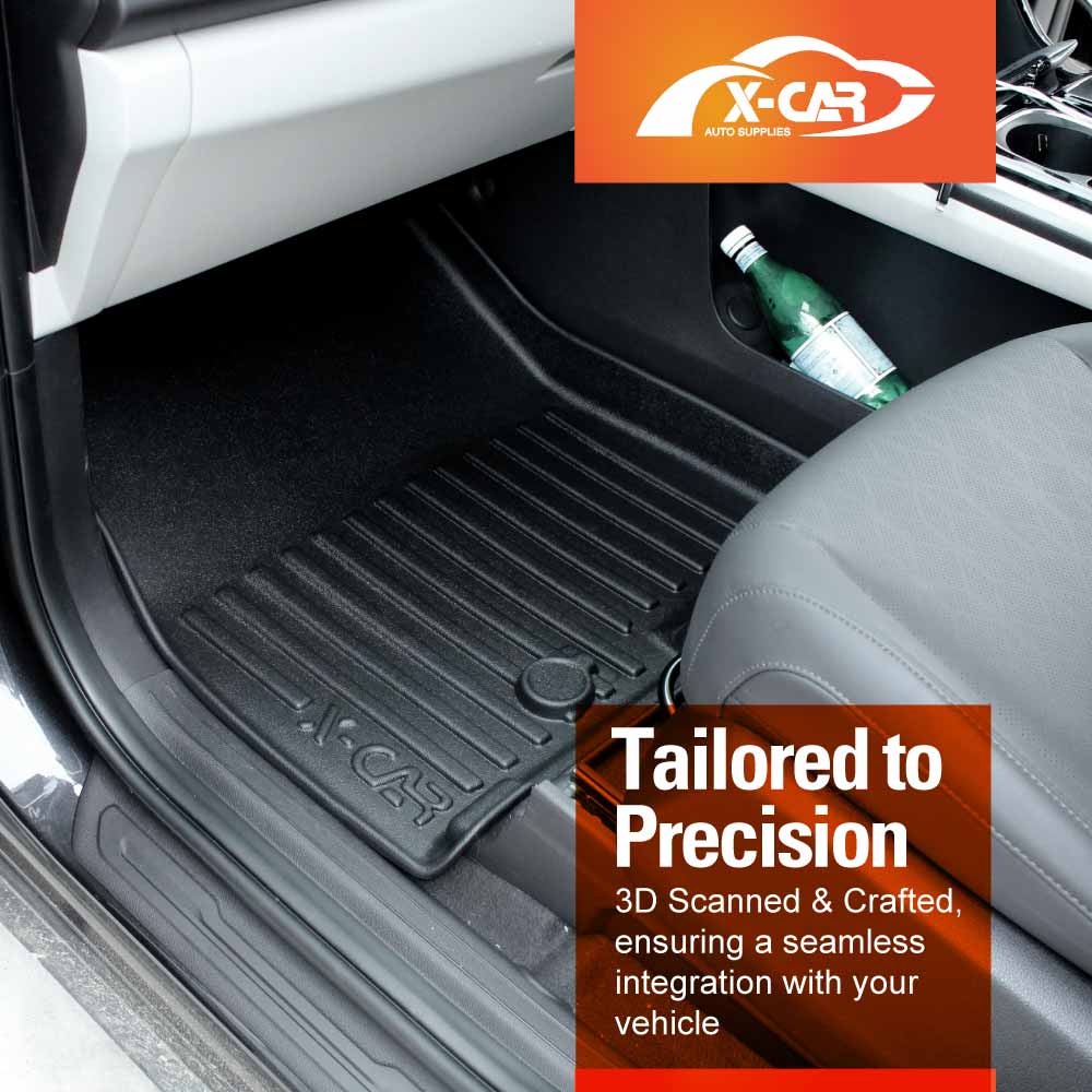 3D Floor Mats Boot Liner Set for Kia Carnival KA4 Series 2020-Onwards All Weather Heavy Duty Cargo Car Trunk Luggage Tray
