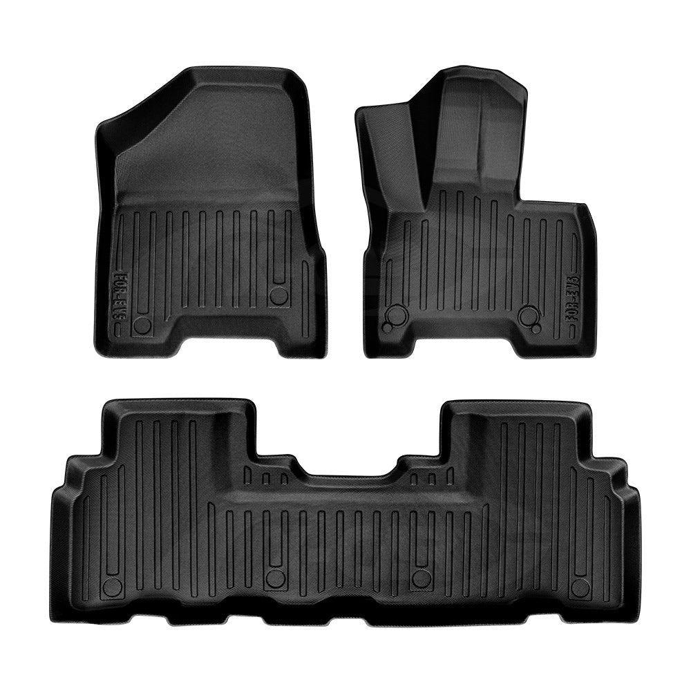 3D Floor Mats for Kia EV5 2024-Onwards Heavy Duty All Weather Car Mats Carpet Liner Set