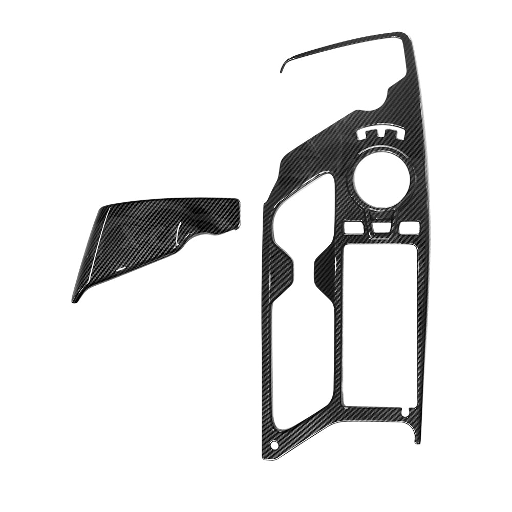 Gear Shift Frame Trim for Kia EV6 2021-Onwards Carbon Fiber Style Center Console Cover Protector Interior Accessories