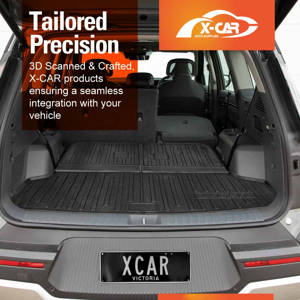 3 Pcs Boot Liners for Kia EV9 EV 9 2023-Onwards All Weather Heavy Duty Cargo Trunk Cover Mats Luggage Tray Car Accessories