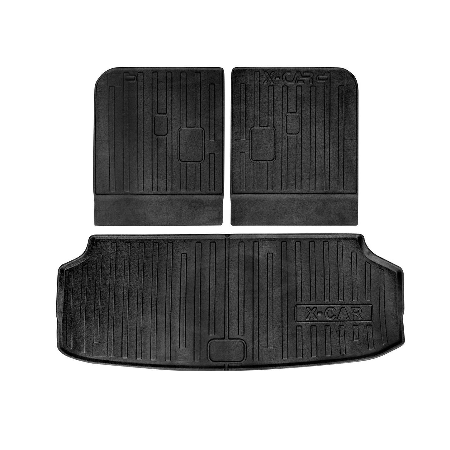 3 Pcs Boot Liners for Kia EV9 EV 9 2023-Onwards All Weather Heavy Duty Cargo Trunk Cover Mats Luggage Tray Car Accessories
