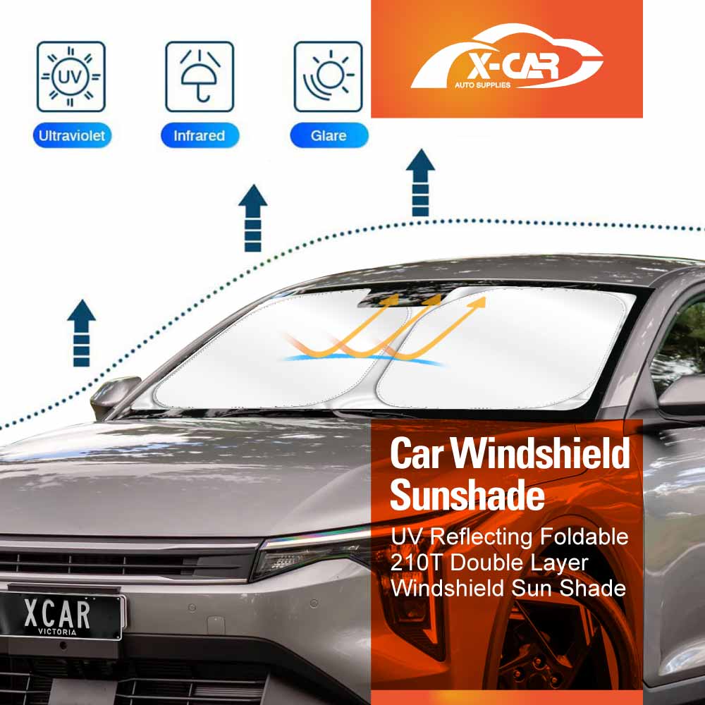 WindScreen Sun Shade for Kia K4 2024-Onwards Blocks UV Rays Foldable Custom Wind Screen Sun Visor Protector