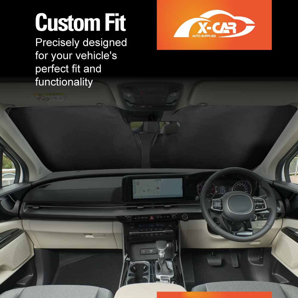 WindScreen Sun Shade for Kia Carnival KA4 Series 2020-2025 Blocks UV Rays Foldable Custom Wind Screen Sun Visor Protector