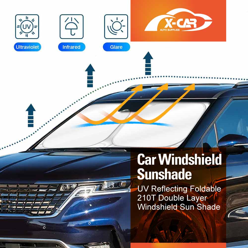 WindScreen Sun Shade for Kia Carnival KA4 Series 2020-2025 Blocks UV Rays Foldable Custom Wind Screen Sun Visor Protector