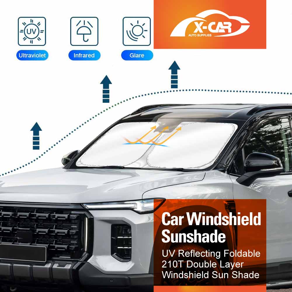 WindScreen Sun Shade for LDV D90 2025-Onwards Blocks UV Rays Foldable Custom Wind Screen Sun Visor Protector