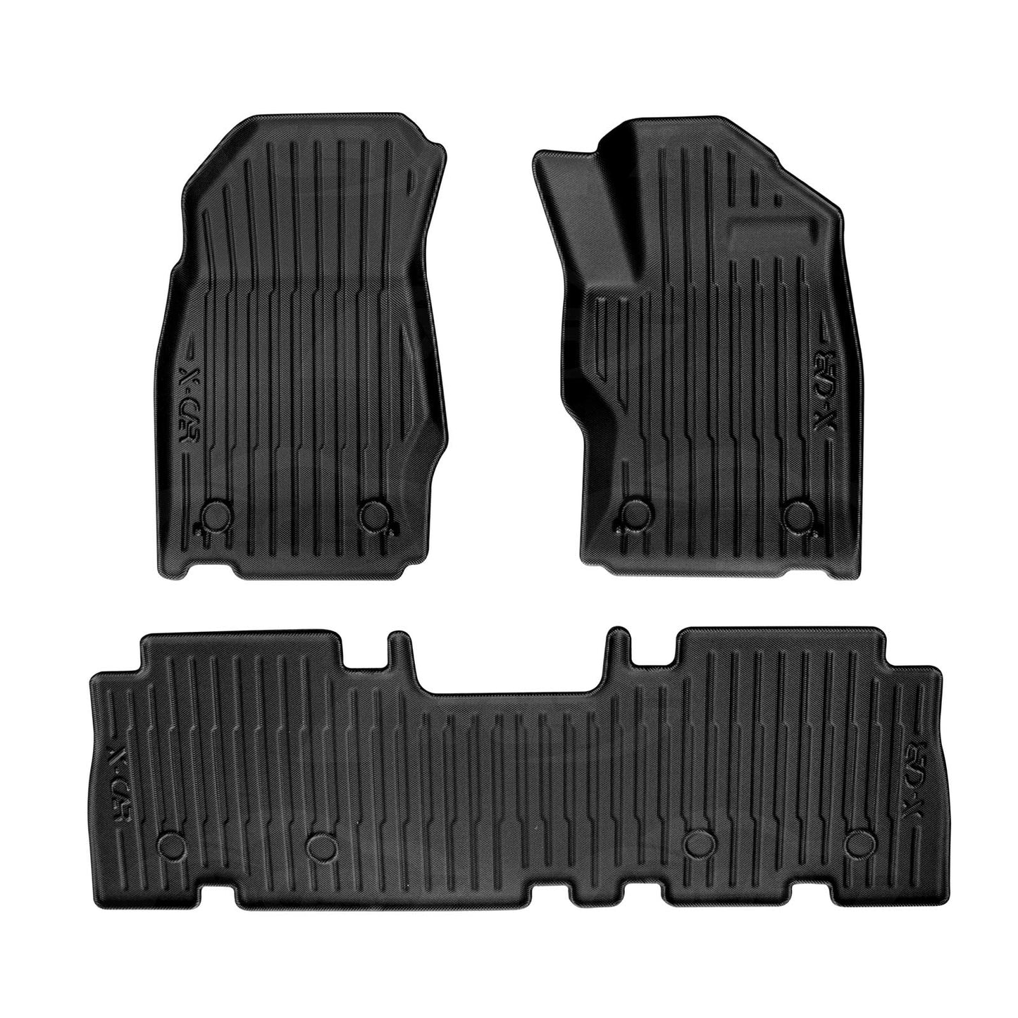 3D Floor Mats for LDV Terron 9 Dual Cab 2025-Onwards Heavy Duty All Weather Car Waterproof Interior Protection Liner Set