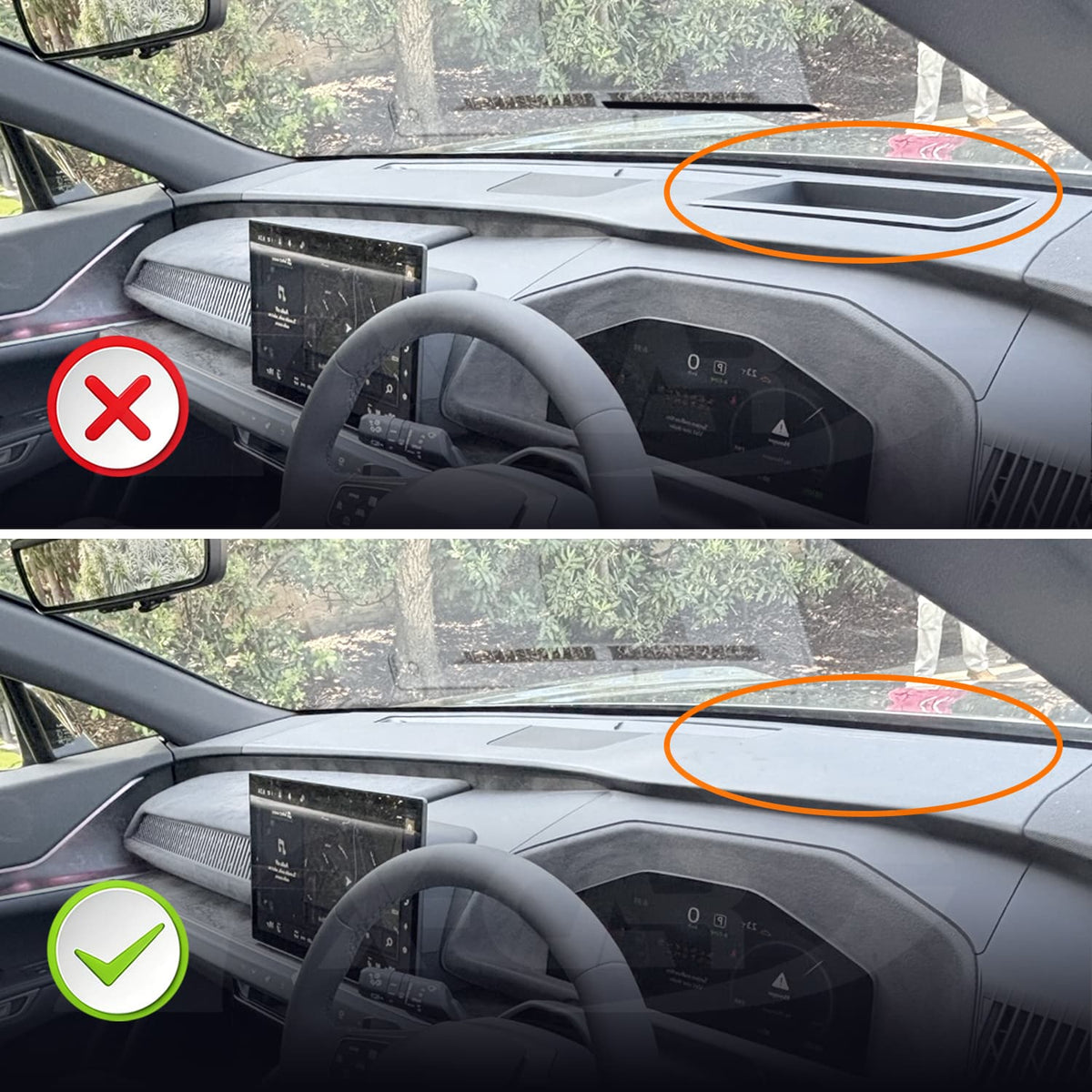 Dash Mat for Lexus ES ES300h ES350e ES500e 2026-Onwards Non-HUD Non-Slip Microfiber Pad Cover Interior Accessories