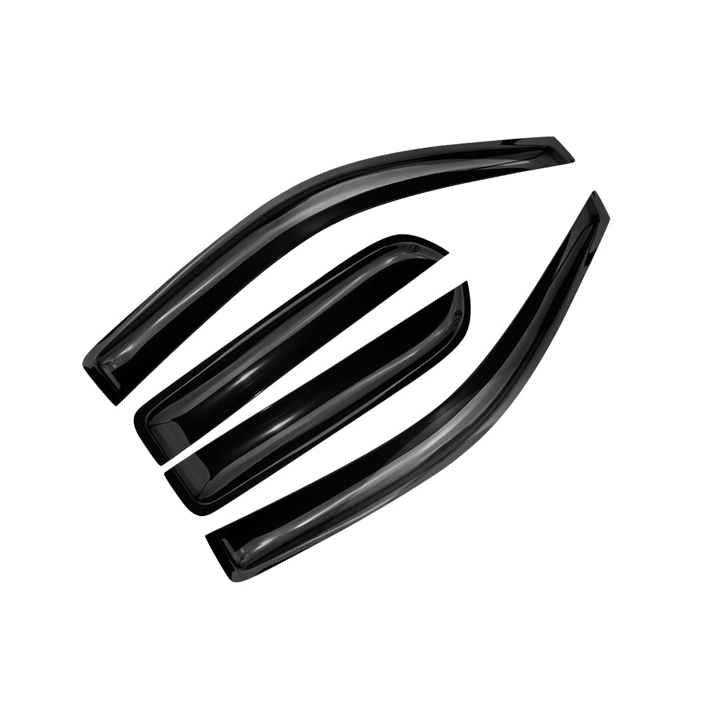 Weathershields for Holden Rodeo 2003-2008 RA Series Dual Cab Car Weather Shields Wind Deflectors Window Sun Visor 4-Piece Set