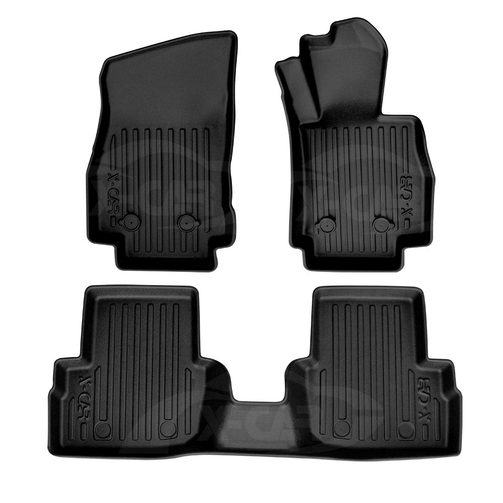 3D Floor Mats for Mazda 2 Hatch & Sedan 2014-Onwards DJ/DL Series Heavy Duty All Weather Car Mats Carpet Liner Set