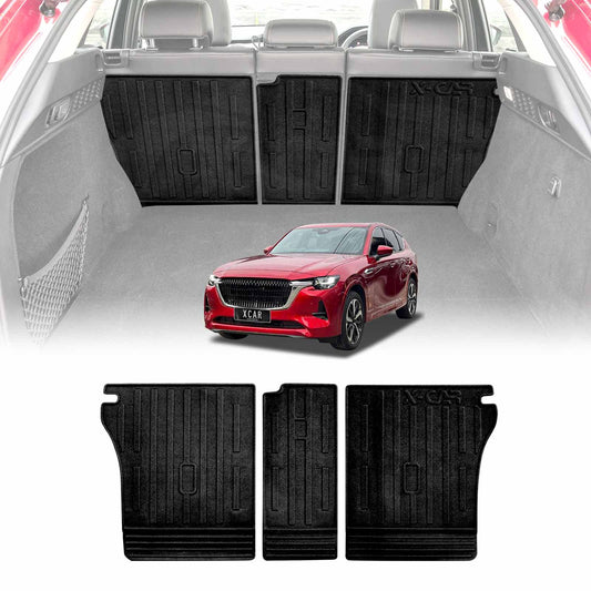 Back Seat Protector for Mazda CX-60 CX60 2023-Onwards All Weather Heavy Duty Car Seat Kick Mats Cover