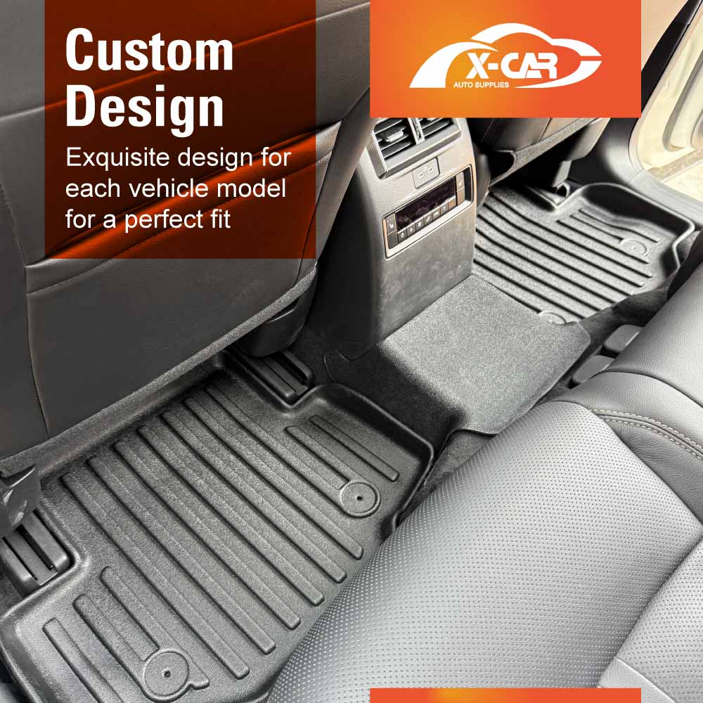 3D Floor Mats Boot Liner Set for Mazda CX-70 CX70 2024-Onwards All Weather Heavy Duty Cargo Car Trunk Luggage Tray