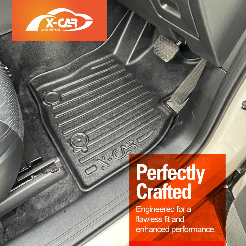 3D Floor Mats Boot Liner Set for Mazda CX-70 CX70 2024-Onwards All Weather Heavy Duty Cargo Kick Mats Back Seat Protector Cover