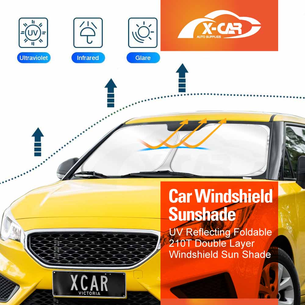 WindScreen Sun Shade for MG 3 MG3 2016-2024 Blocks UV Rays Foldable Custom Wind Screen Sun Visor Protector