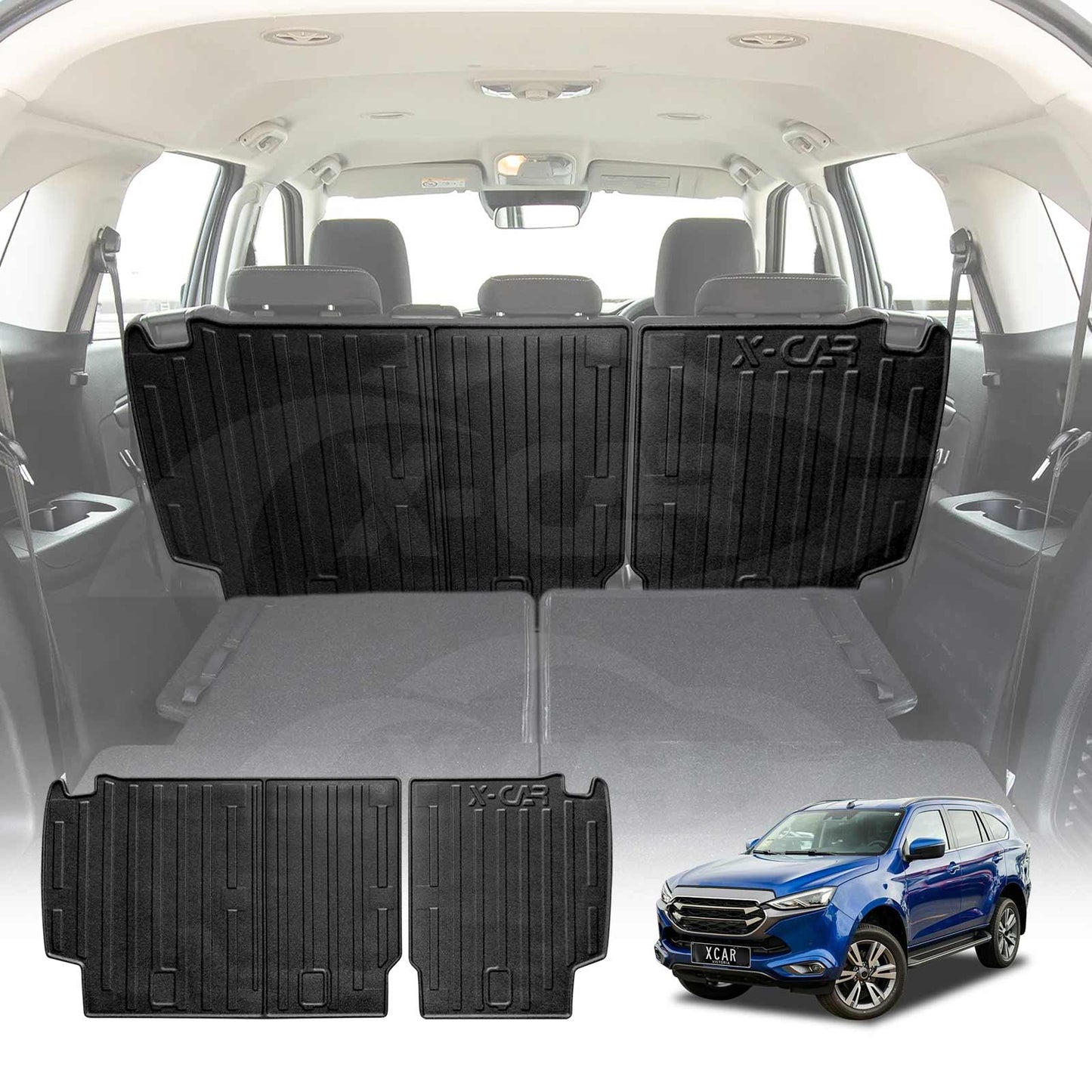 Back Seat Protector for Isuzu MU-X MUX 2022-Onwards All Weather Heavy Duty Car Seat Kick Mats Cover