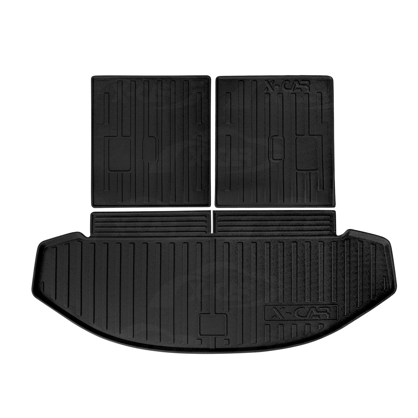 Boot Liners for Mazda CX-8 CX8 2018-2024 All Weather Heavy Duty Cargo Trunk Mat Luggage Tray Car Accessories 3 Pcs Set
