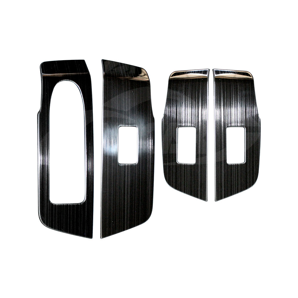 Power Window Control Switch Panel Trim for Mazda CX-70 CX70 2024-Onwards Stainless Steel Style Decor Cover Protector