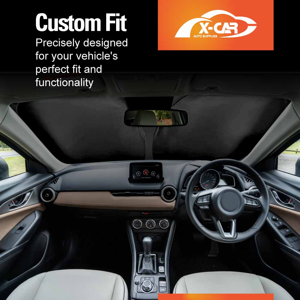 WindScreen Sun Shade for Mazda CX-3 CX3 2015-2025 Blocks UV Rays Foldable Custom Wind Screen Sun Visor Protector