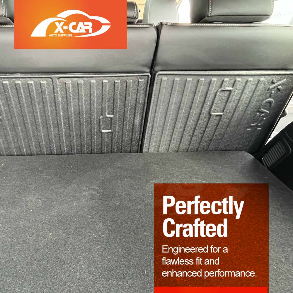 3D Floor Mats Boot Liner Set for Mazda CX-70 CX70 2024-Onwards All Weather Heavy Duty Cargo Kick Mats Back Seat Protector Cover