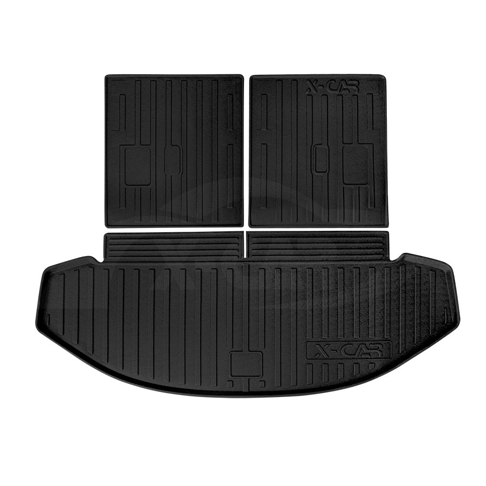 Boot Liner for Mazda CX-9 CX9 2016-2025 Heavy Duty Cargo Trunk Mat Luggage Tray Boot Liner for Mazda CX-9 CX9 2016-2025 Heavy Duty Cargo Trunk Mat Luggage Tray 3 Pcs Version