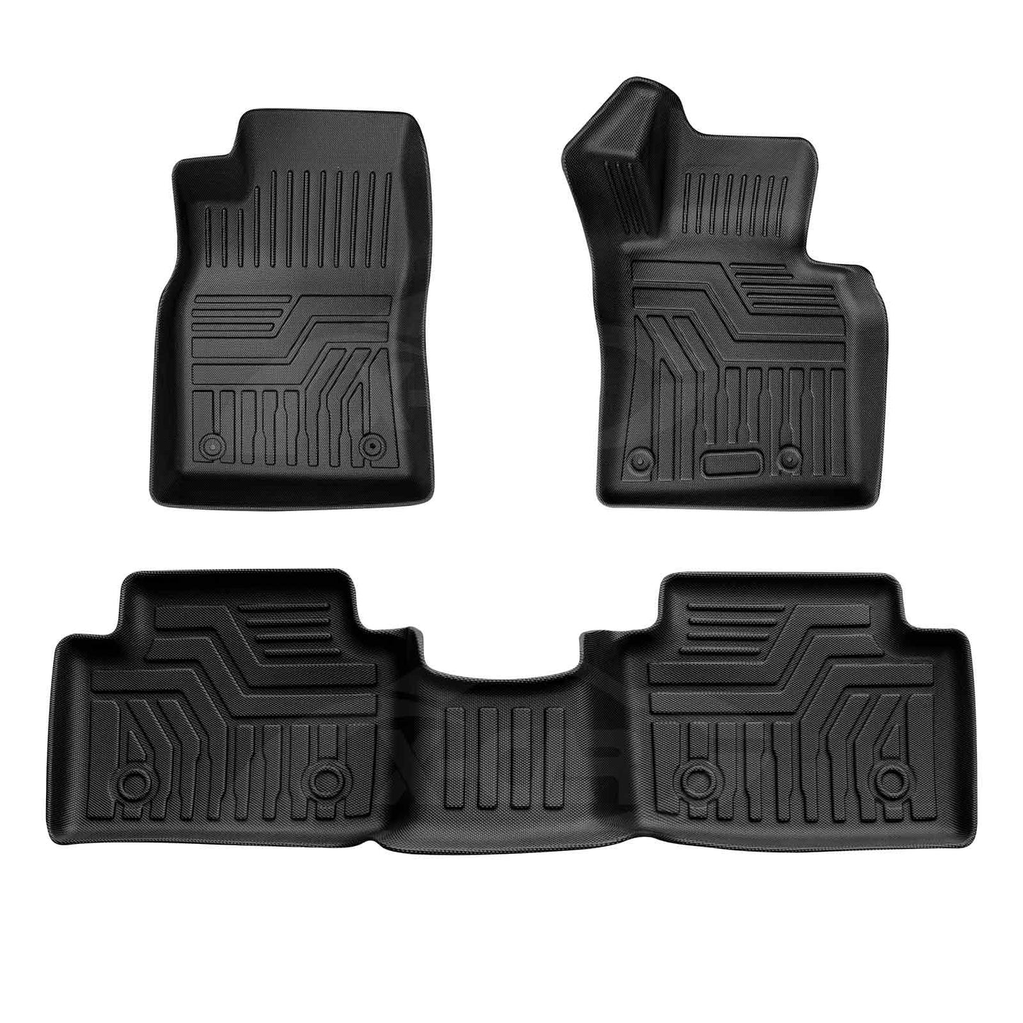 3D Floor Mats for Mazda 3 BP Series Hatch Sedan 2019-2025 Heavy Duty All Weather Car Mats Carpet Liner Set