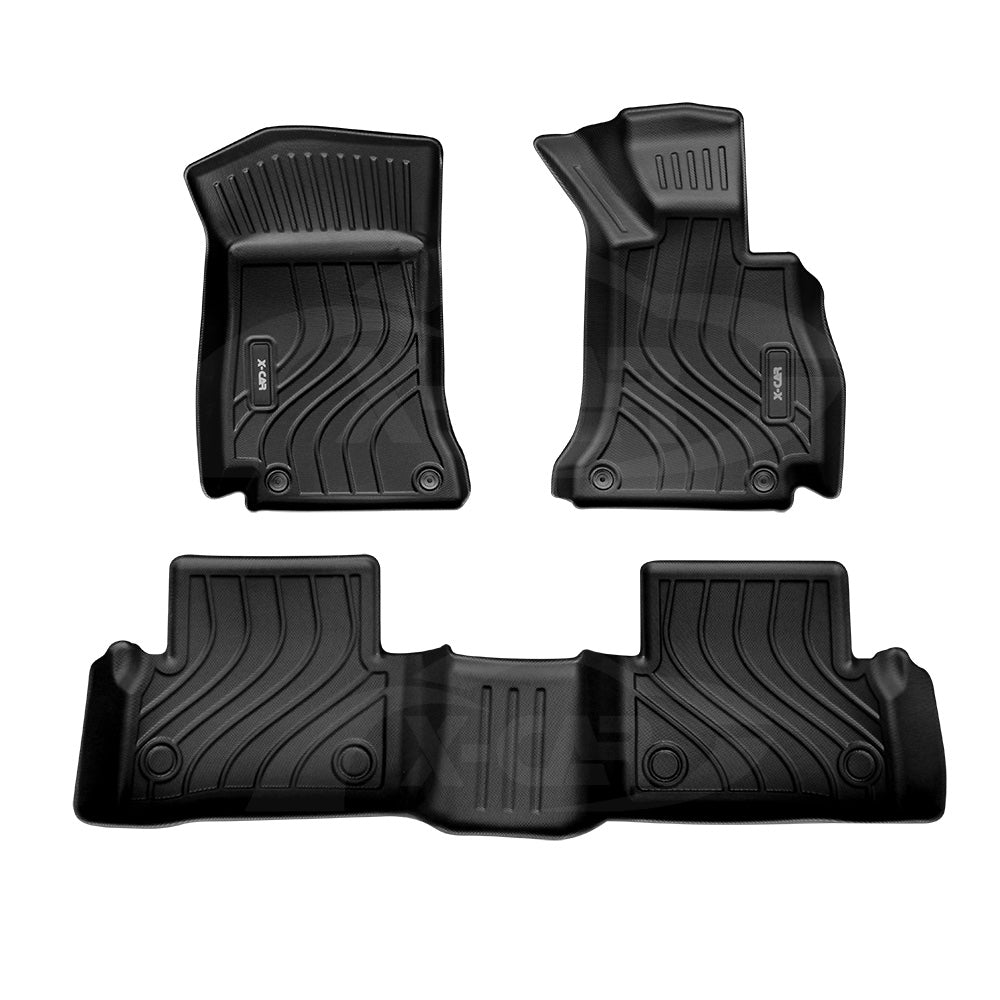 3D Floor Mats for Mercedes-Benz C-Class Sedan 2014-2022 Heavy Duty All Weather Car Mats Carpet Liner Set