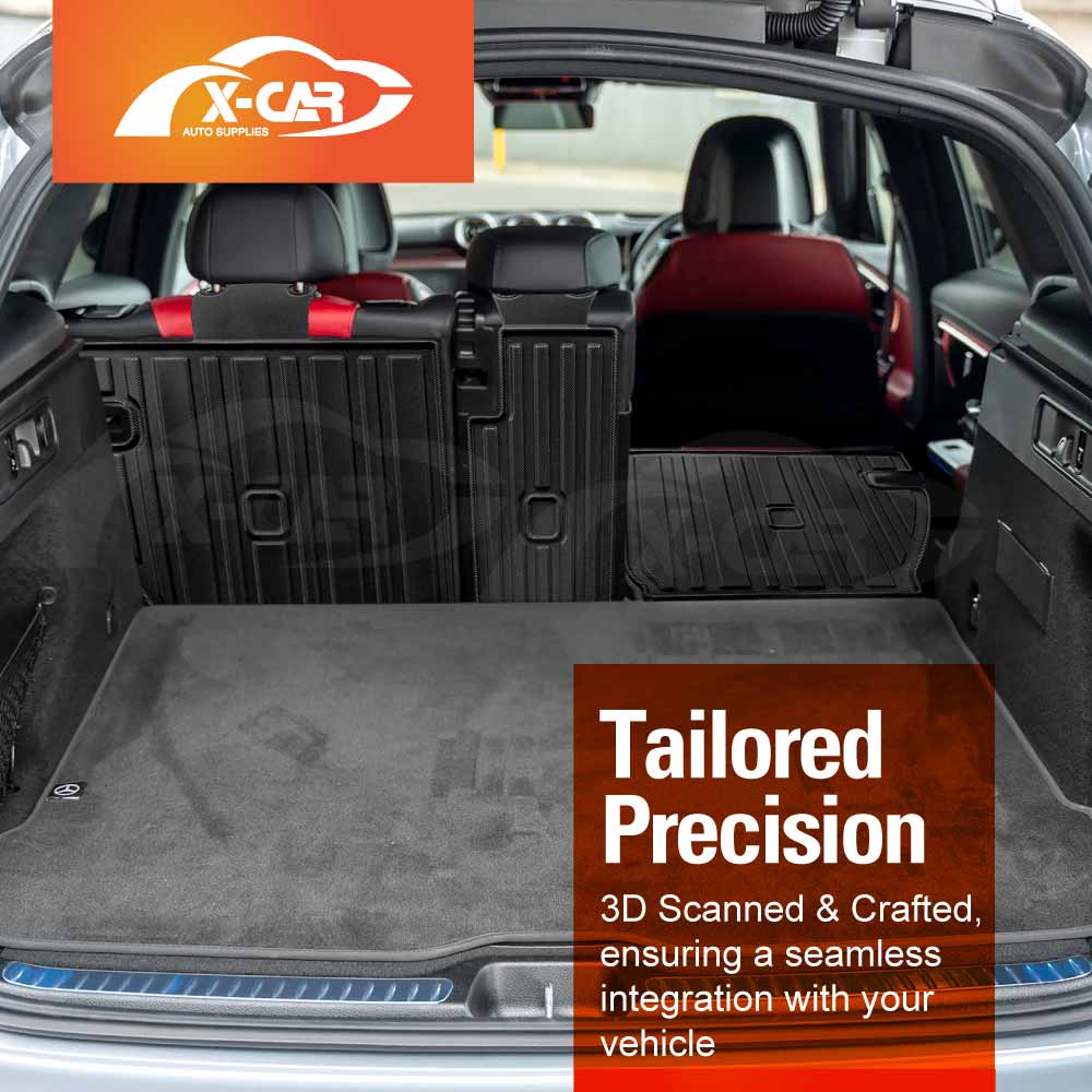 Back Seat Protector for Mercedes-Benz GLC Class X254 2022-Onwards All Weather Heavy Duty Car Kick Cargo Mats Cover Accessories