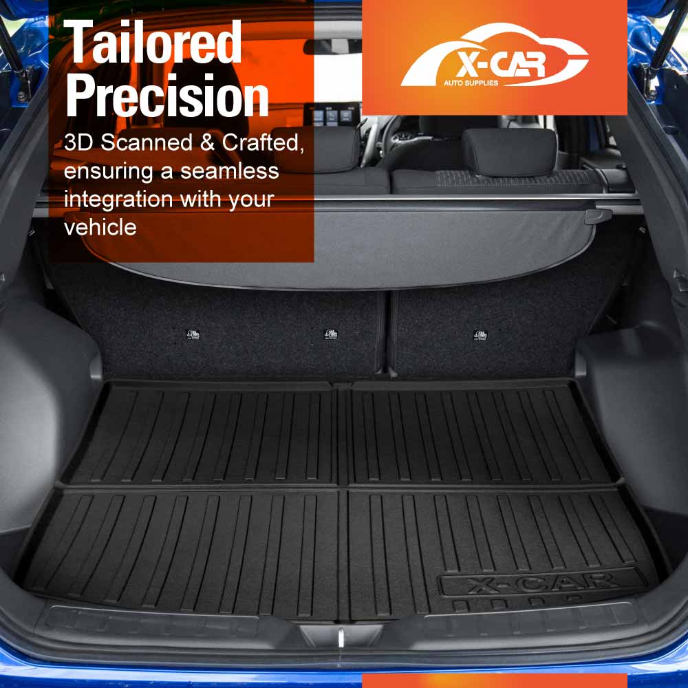 3D Floor Mats Boot Liner for Mitsubishi Eclipse Cross 2021-Onwards All Weather Heavy Duty Cargo Car Trunk Luggage Tray Car Accessories