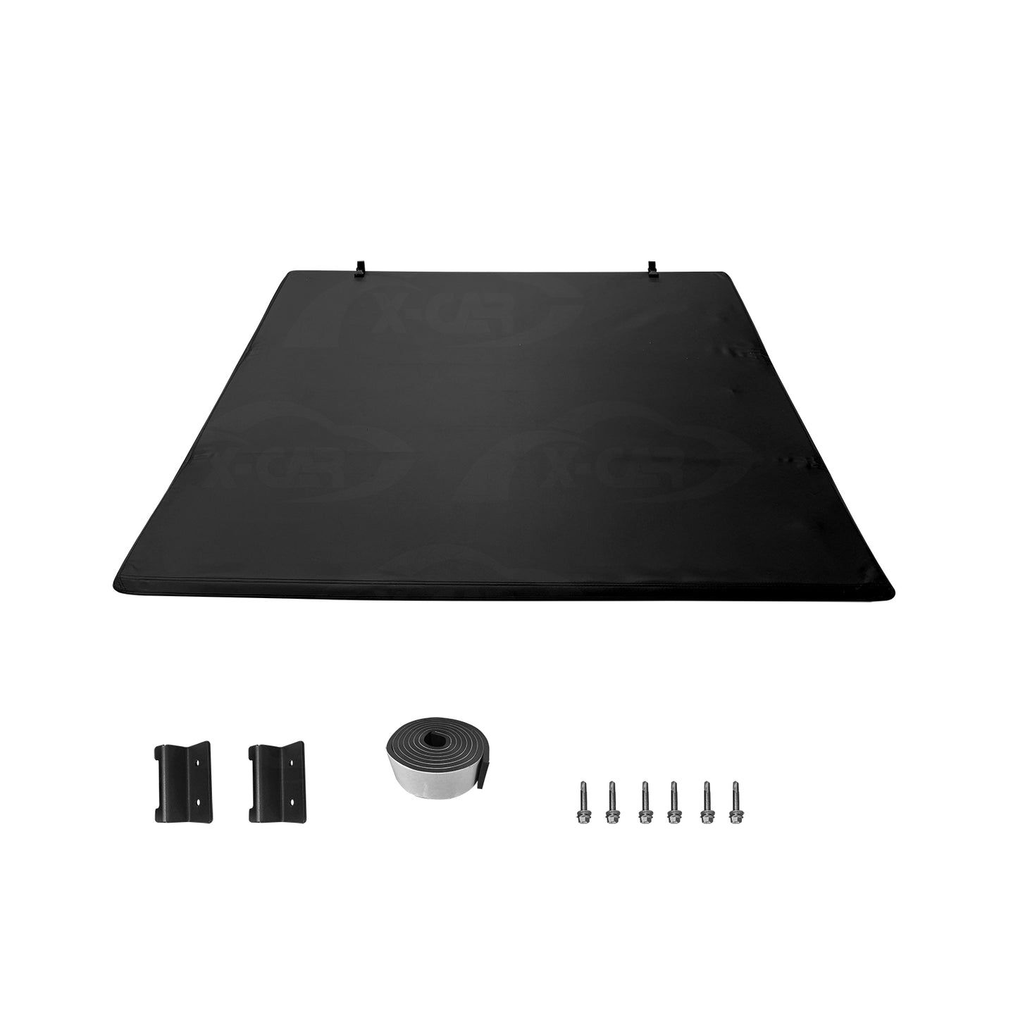 Soft Tonneau Cover for Mitsubishi Triton MV Double Cab 2024-Onwards Heavy Duty Tri-Fold Ute Tub Truck Cargo Bed Cover