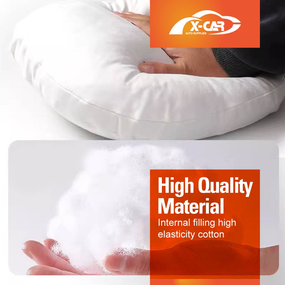 White Headrest Pillow for Tesla Model Y Juniper 2025-Onwards Car Seat Neck Support Cushion Accessories