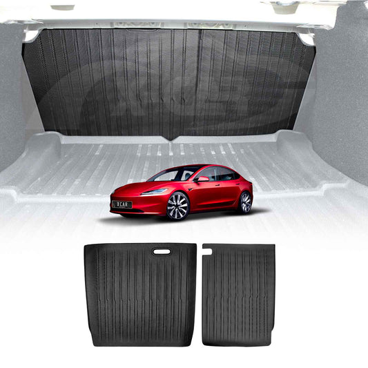 Back Seat Protector for Tesla Model 3 Highland 2023-2025 All-Weather Heavy Duty Car Seat Kick Mats Cover