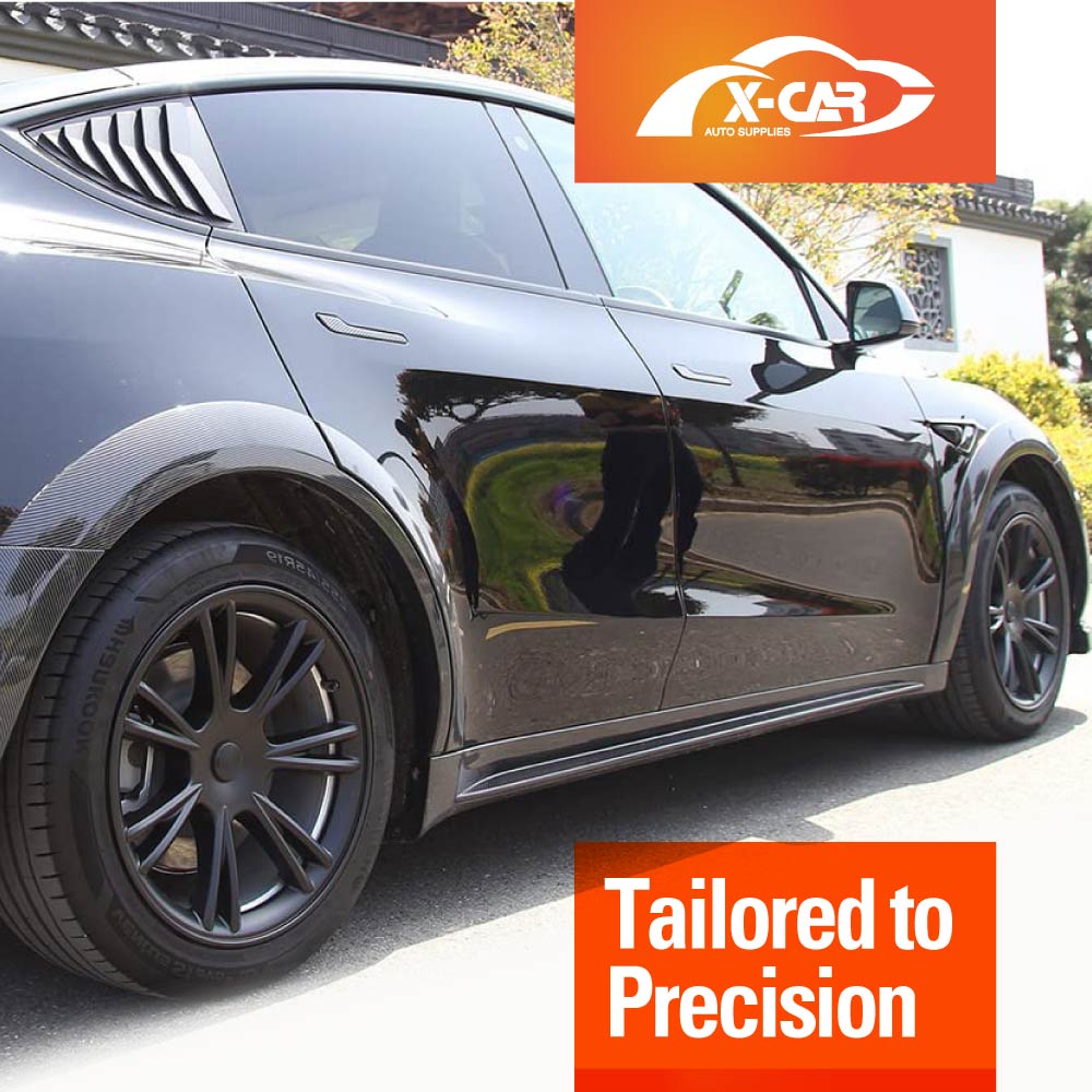 Tesla Model Y 2022-2025 Gemini Wheel Protector Cover Caps 19 Inch Rim Hubcap Replacement Hub Cap Matt Black