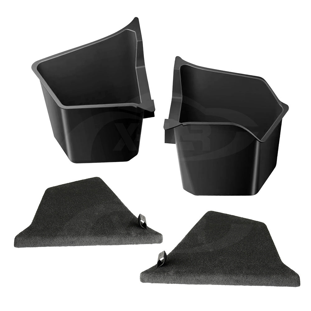 Trunk Side Storage Bins for Tesla Model Y Juniper 2025-Onwards Rear Cargo Organizer Box Hidden Compartment Accessories