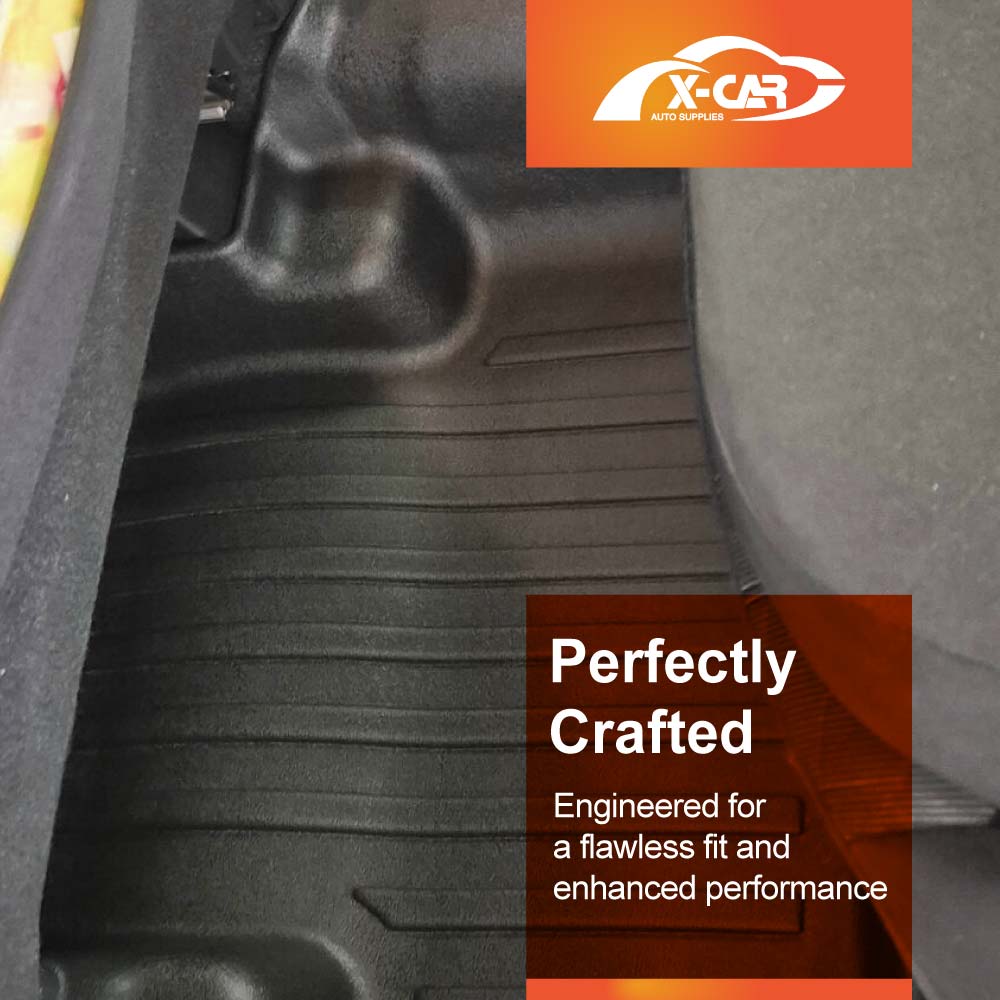 3D Floor Mats Boot Liner Carpet for Mitsubishi ASX 2010-2025 All-Weather Heavy Duty Cargo Trunk Mat Luggage Tray