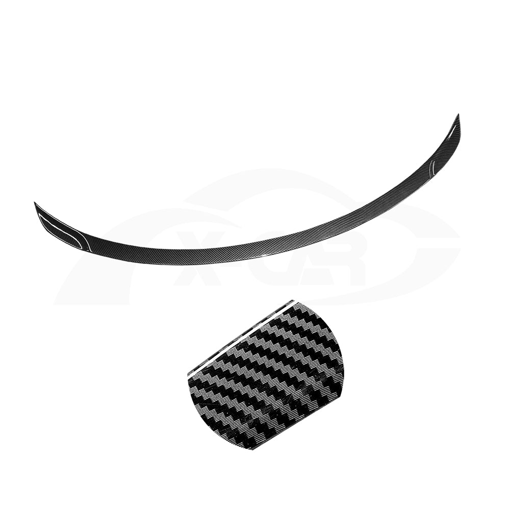 Sporty Carbon Fiber Style Spoiler for Tesla Model Y Juniper 2025-Onwards Rear Trunk Wing Lip Tail Performance Upgrade